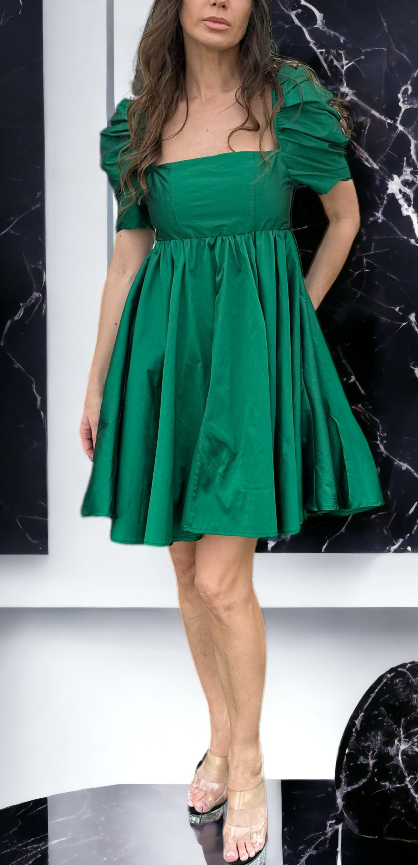 Millie Emerald Mini Dress