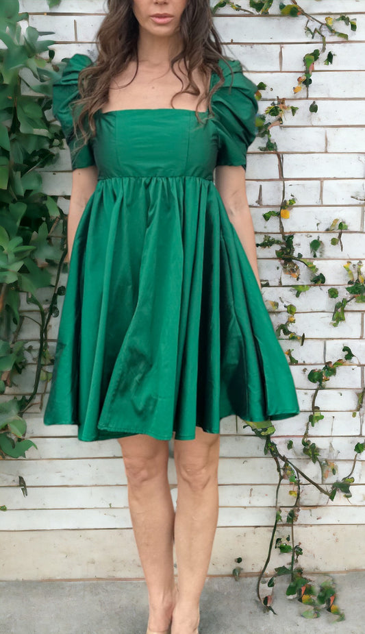 Millie Emerald Mini Dress